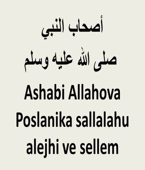 Ashabi Allahova Poslanika sallalahu alejhi ve sellem